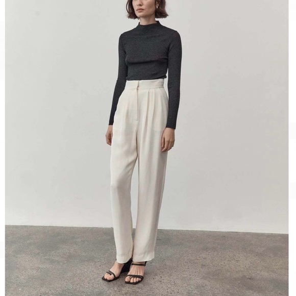 St Agni The Long Sleeve High Neck Knit Top in galaxy - Picture 4 of 11